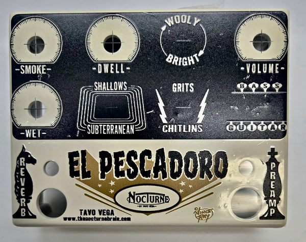 EL PESCADORO™  -Octal tube style preamp w 2 channel Reverb (Jr Barnyard w reverb)