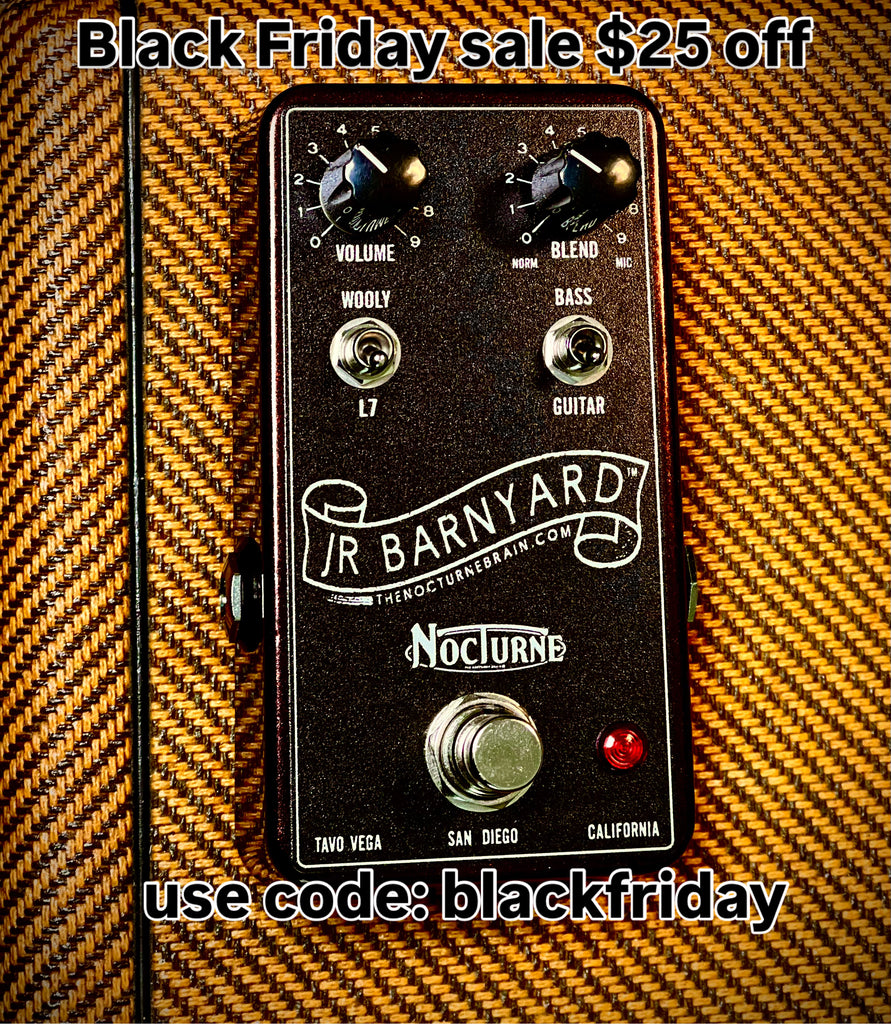 JR BARNYARD® Octal tube style preamp based on the gib EH-150 EH-185 amp by The NOCTURNE Brain