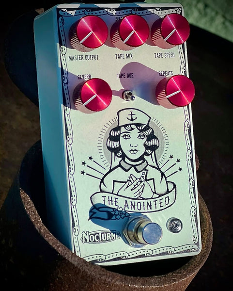 ANOINTED pedal is a 3 for 1 Echo'Verb - vintage EP3 Tape Echo w Chess studio chamber Reverb by The NOCTURNE Brain
