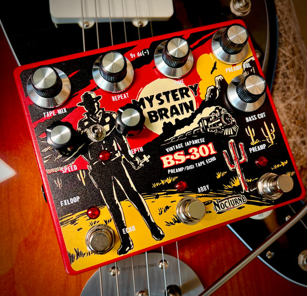 MYSTERY BRAIN BS-301 ™  Circuit Rider ltd. tape echo by The NOCTURNE Brain