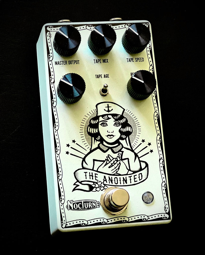 ANOINTED pedal is an Echo'Verb - vintage EP3 Tape Echo w Chess