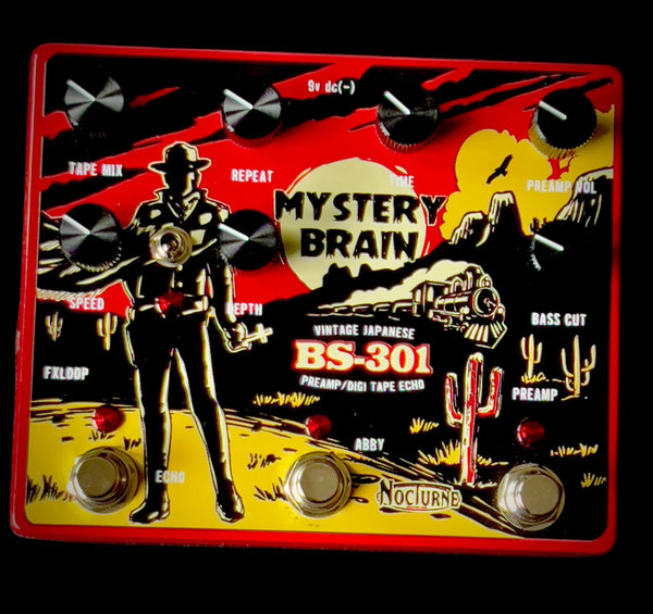 MYSTERY BRAIN BS-301 ™  Circuit Rider ltd. tape echo by The NOCTURNE Brain
