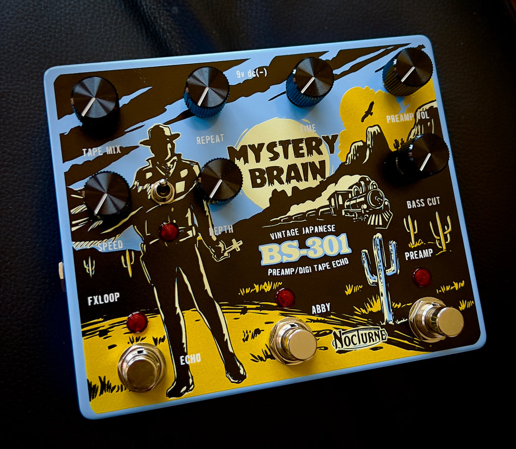 P*a様 MYSTERY BRAIN BS-301テープエコー ブライアンセッツ MYSTERY BRAIN BS-301 ™ Circuit Rider ltd. tape echo by The