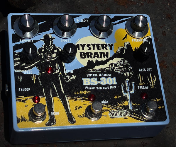 MYSTERY BRAIN BS-301 ™  Circuit Rider ltd. tape echo by The NOCTURNE Brain, SALE!