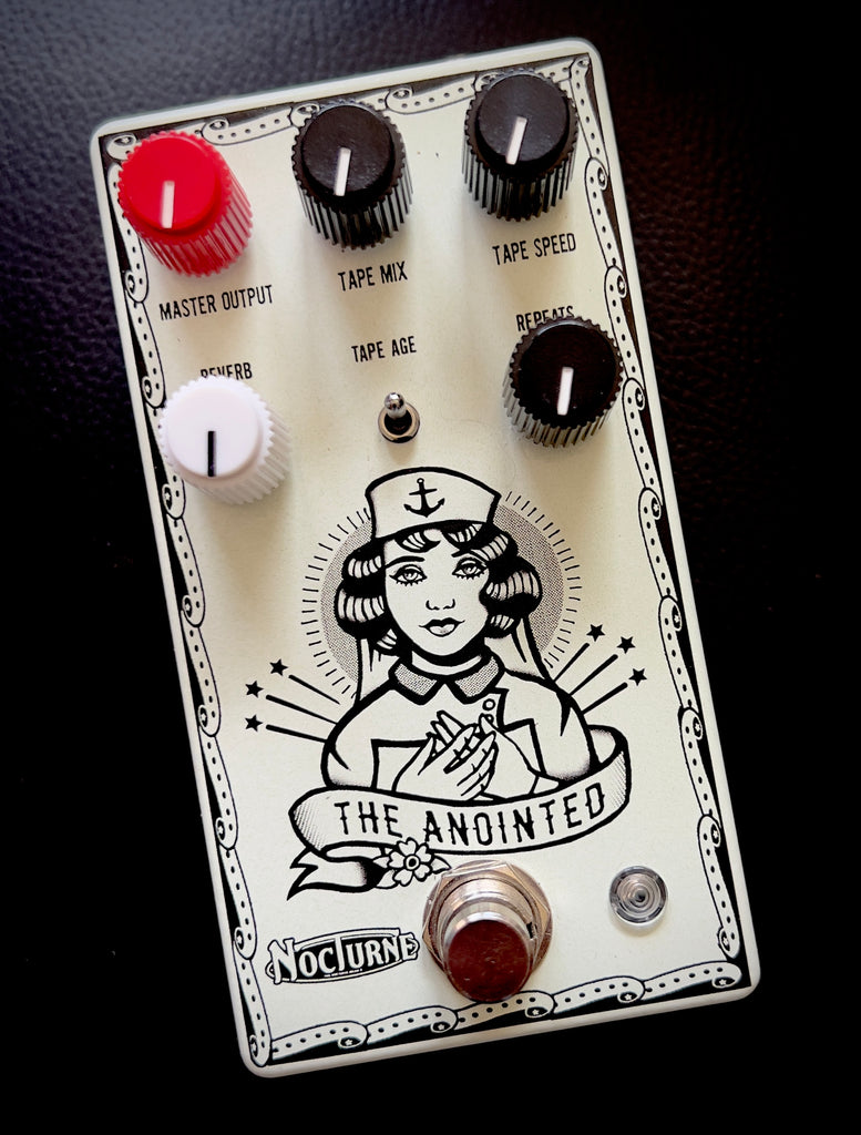 ANOINTED pedal is an Echo'Verb - vintage EP3 Tape Echo w Chess studio chamber Reverb by The NOCTURNE Brain