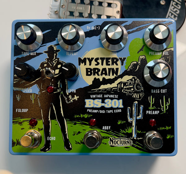 MYSTERY BRAIN BS-301 ™  Circuit Rider ltd. tape echo by The NOCTURNE Brain