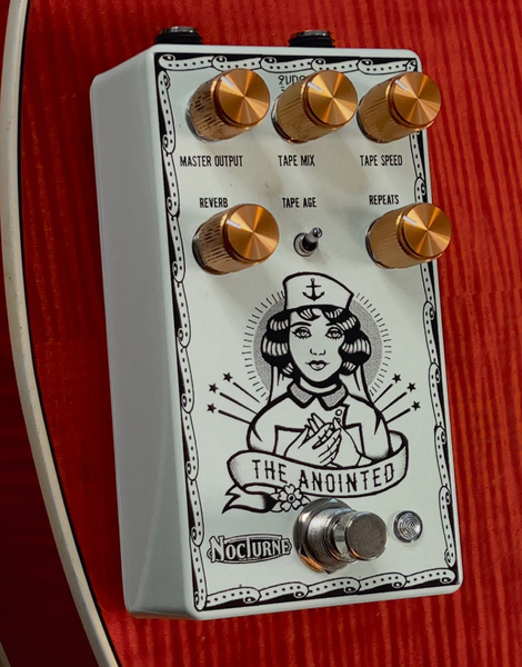 ANOINTED pedal is a 3 for 1 Echo'Verb - vintage EP3 Tape Echo w Chess studio chamber Reverb by The NOCTURNE Brain
