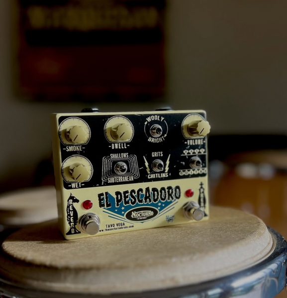 EL PESCADORO™ REVERB by The NOCTURNE Brain -Octal tube style preamp(jr barnyard) w 2 channel Reverb