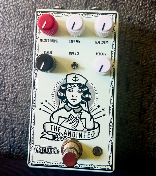 ANOINTED pedal is a 3 for 1 Echo'Verb - vintage EP3 Tape Echo w Chess studio chamber Reverb by The NOCTURNE Brain