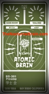 ATOMIC BRAIN® BS-301 preamp - Full range Dynamic preamp ( its a Dynobrain Deluxe basically)